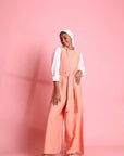 Linen Sleeveless Jumpsuit