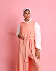 Linen Sleeveless Jumpsuit