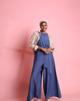 Linen Sleeveless Jumpsuit