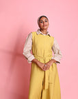 Linen Sleeveless Jumpsuit