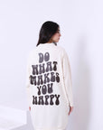 Cotton T-Shirt With Back Print