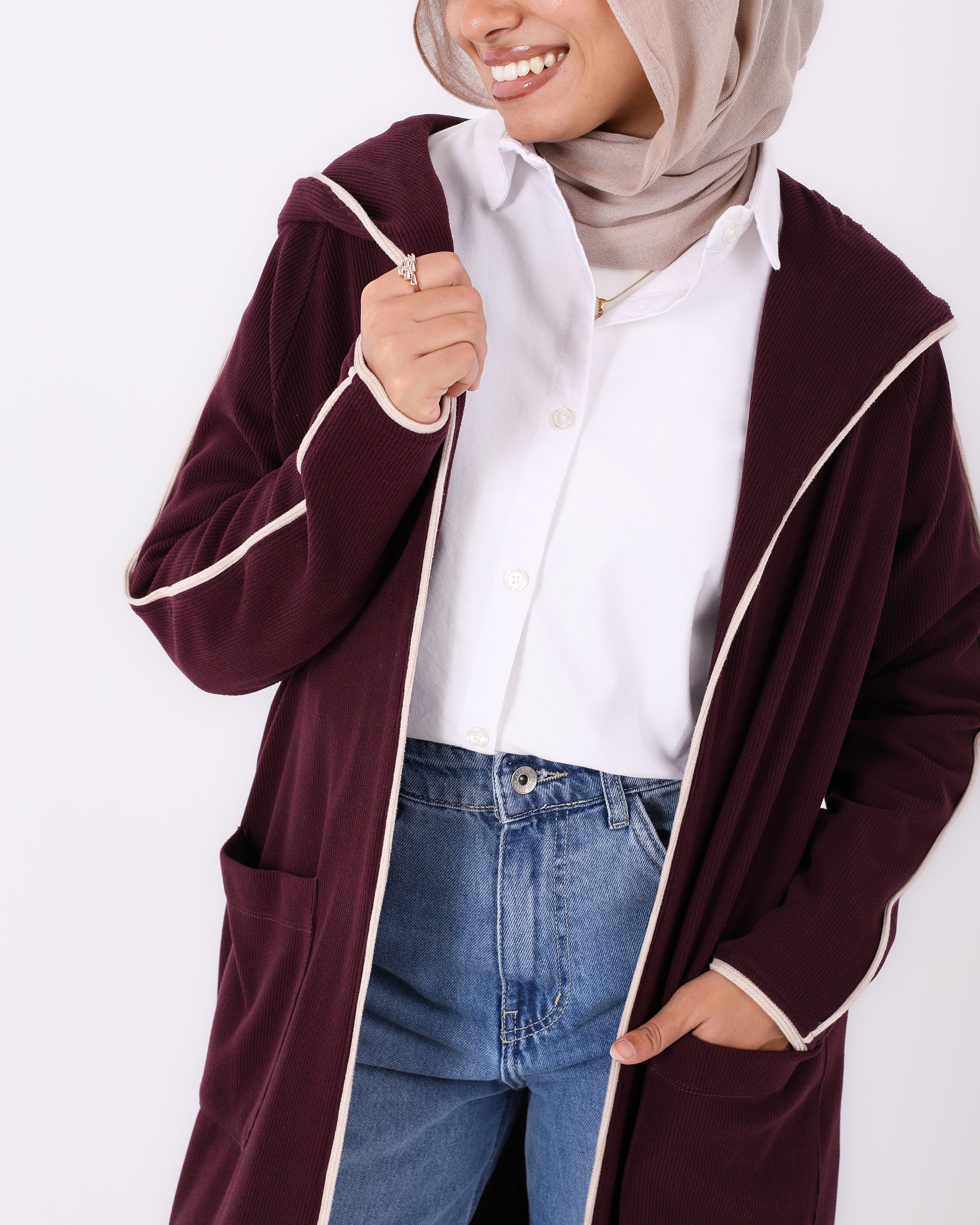 Open Front Maxi Cardigan