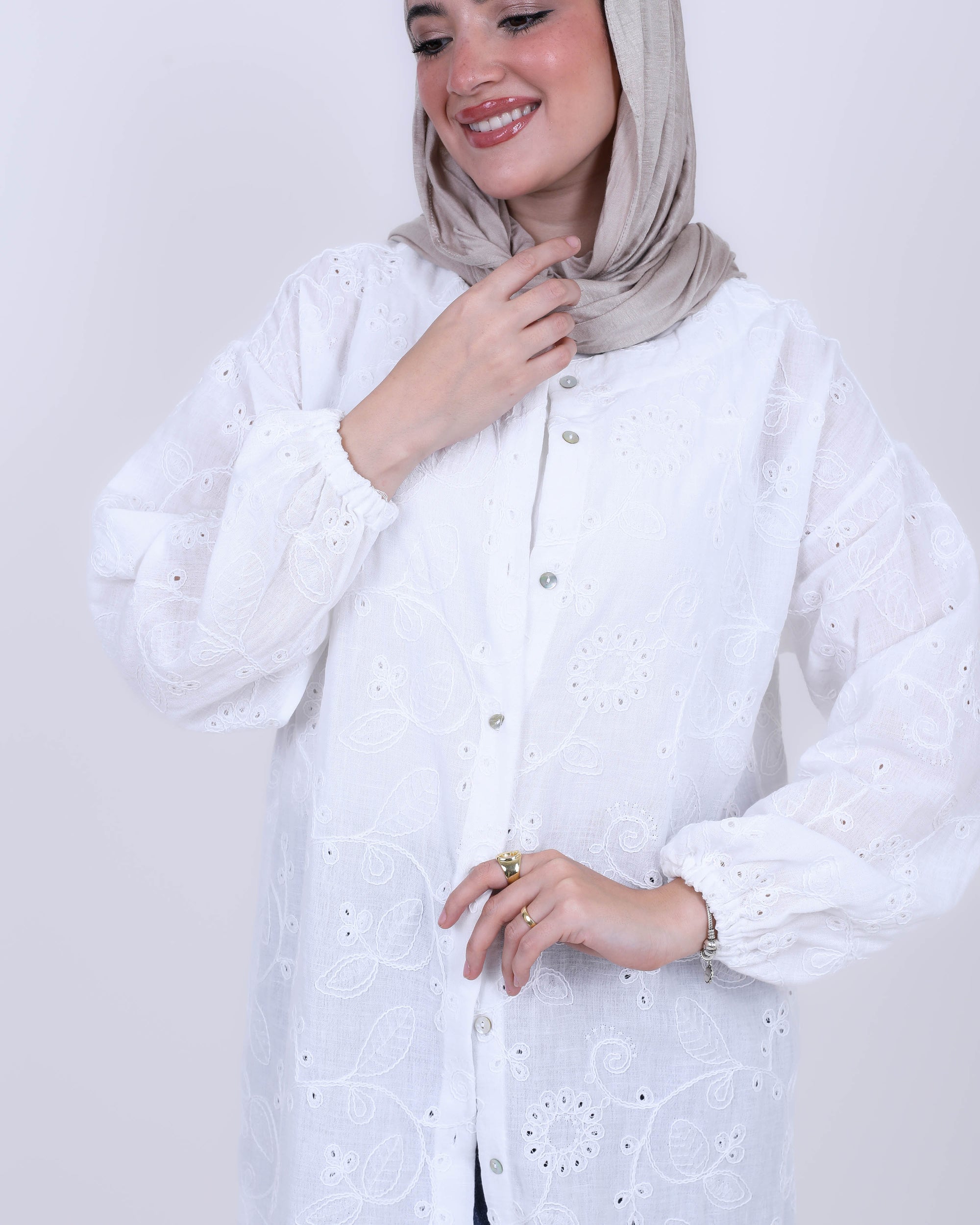 Flowery Dress Shirt