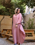 Linen Blend Dress 3808