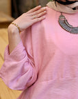 Linen Blend Dress 3808