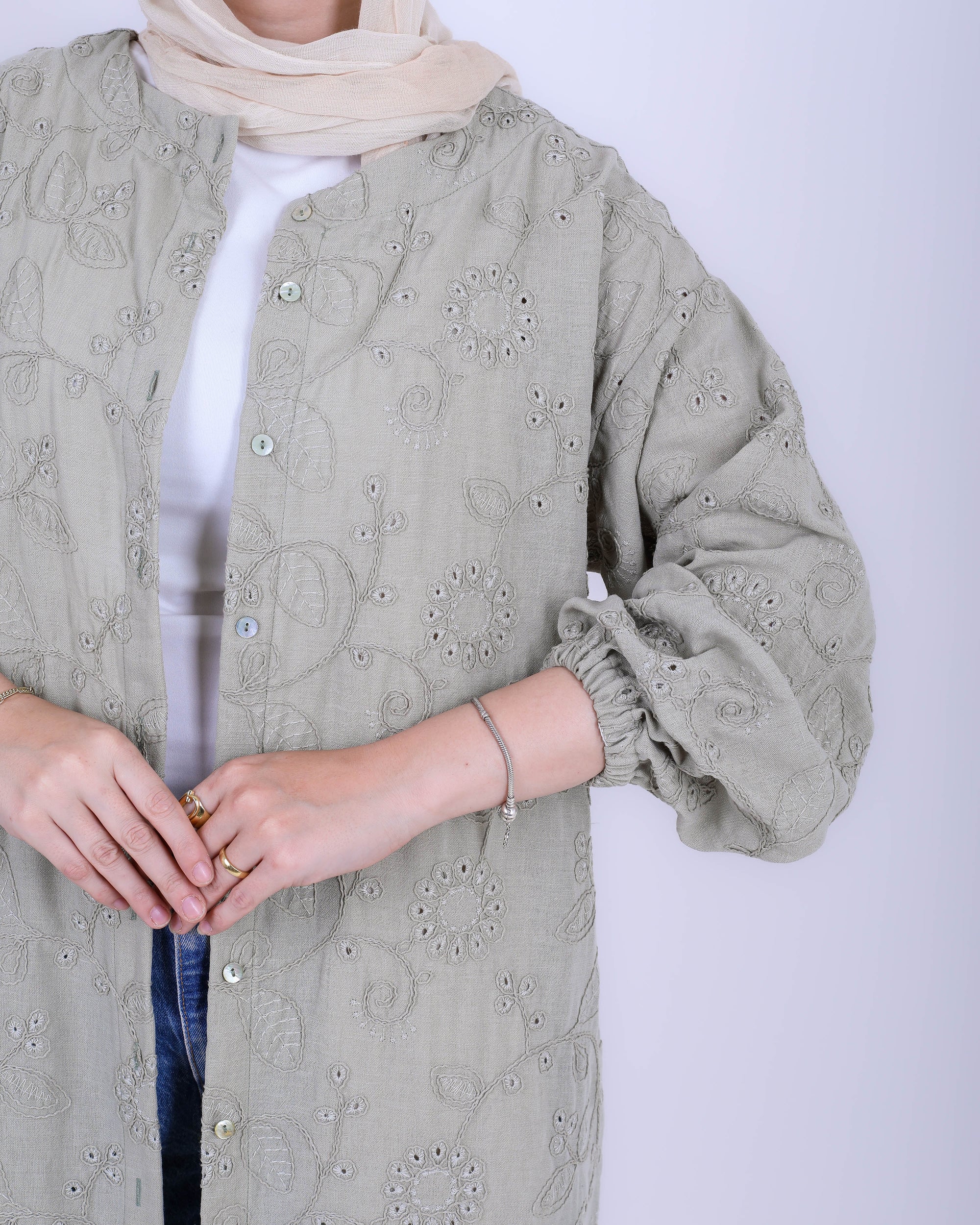 Flowery Dress Shirt