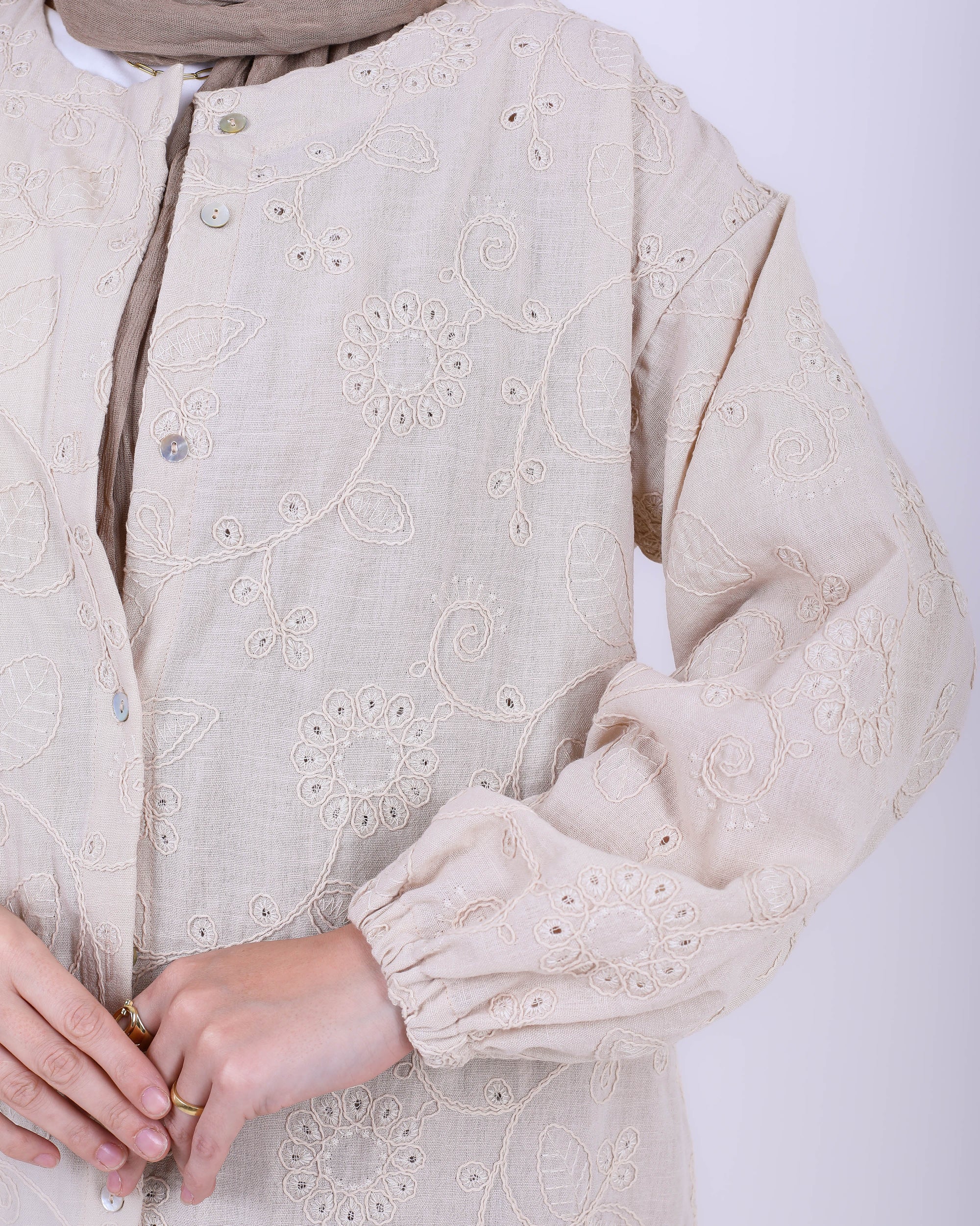 Flowery Dress Shirt