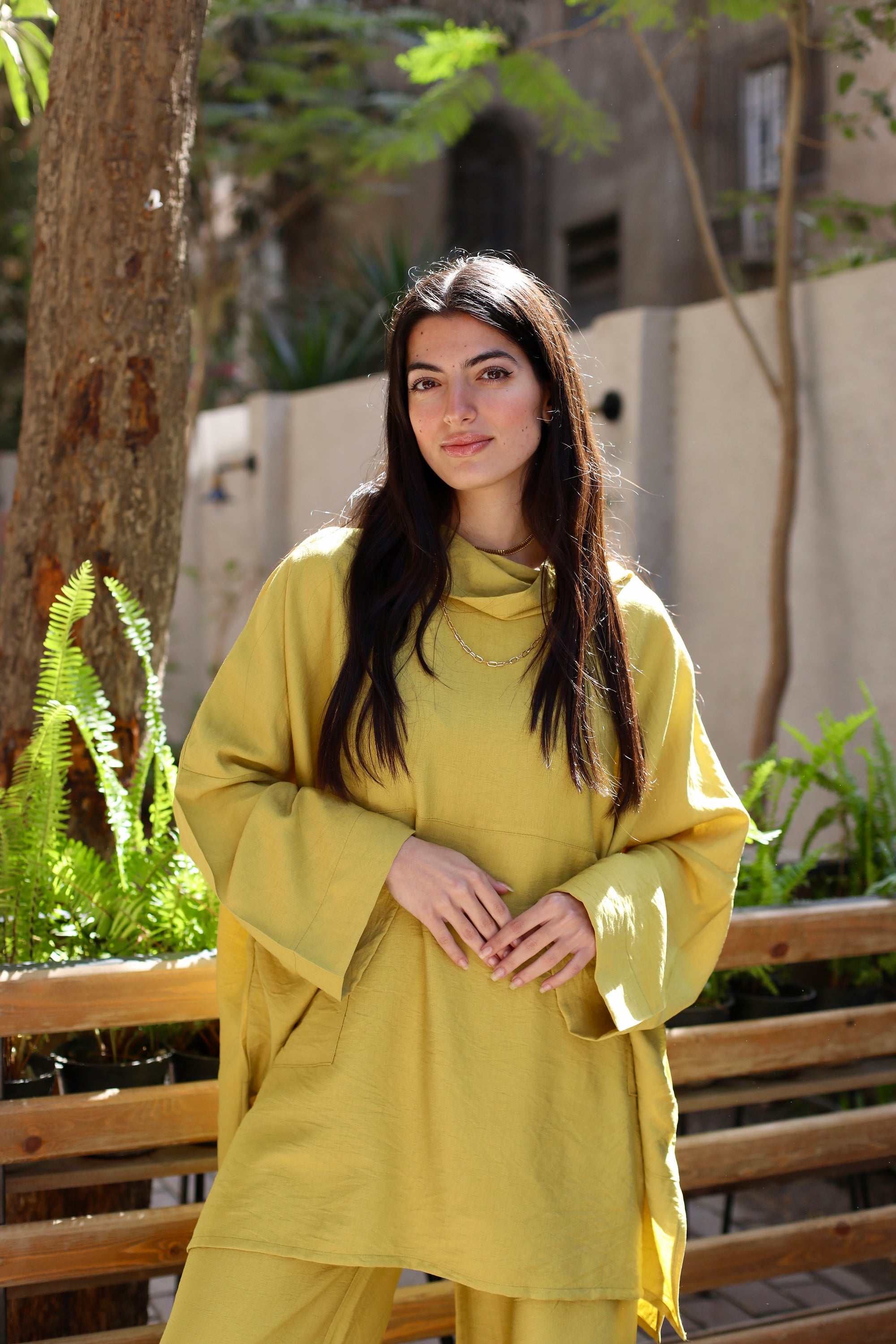 Linen Blend Blouse 3809