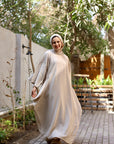 Linen Blend Dress 3808