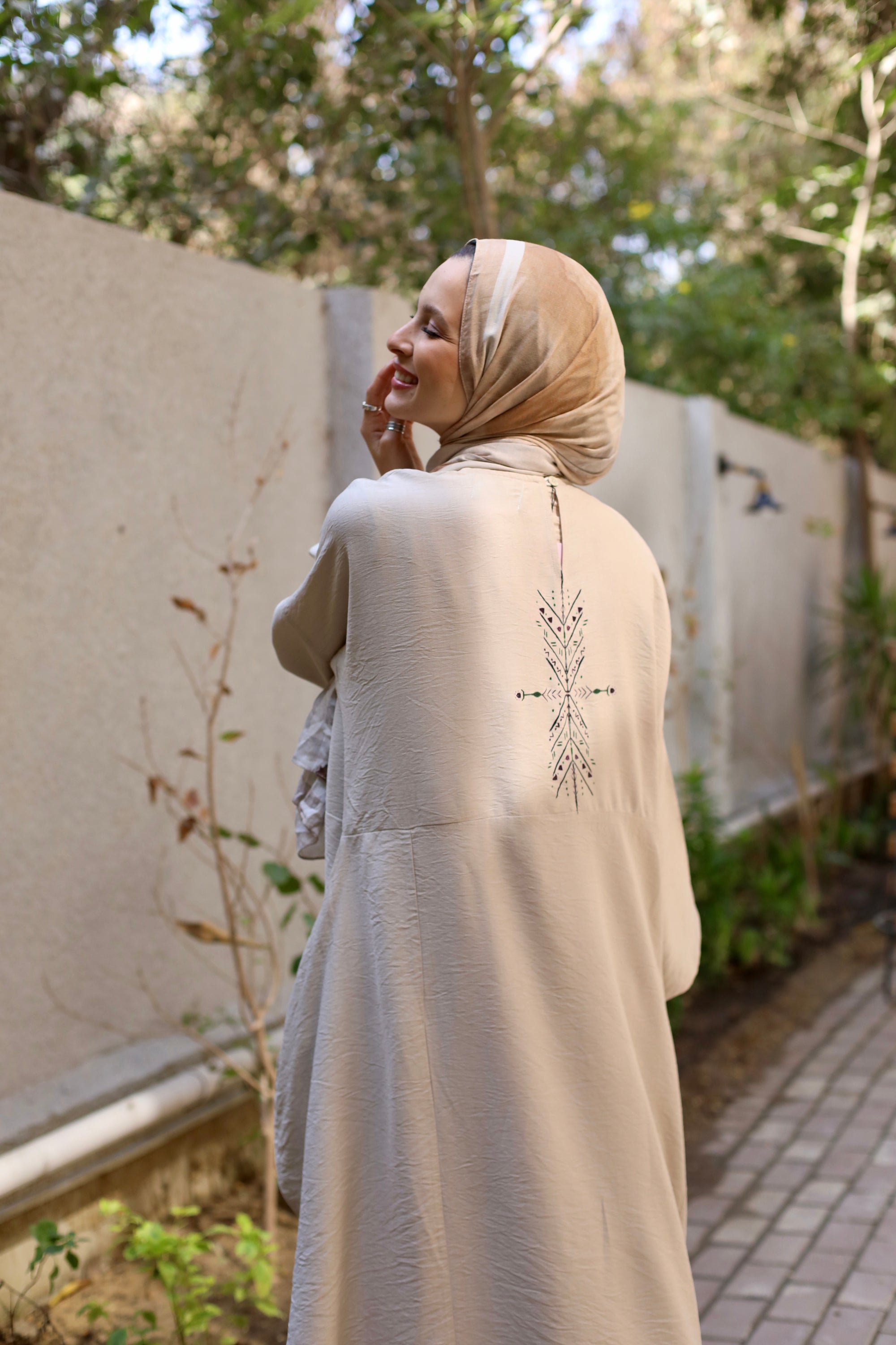 Linen Blend Dress 3808