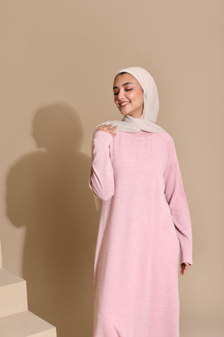 Buy pink Knitwear Dress W602