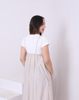 Sleeveless Linen Blend Dress