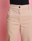 Wide Leg Gabardine Pants