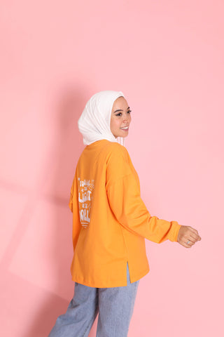 Buy orange Cotton Tshirt 3741