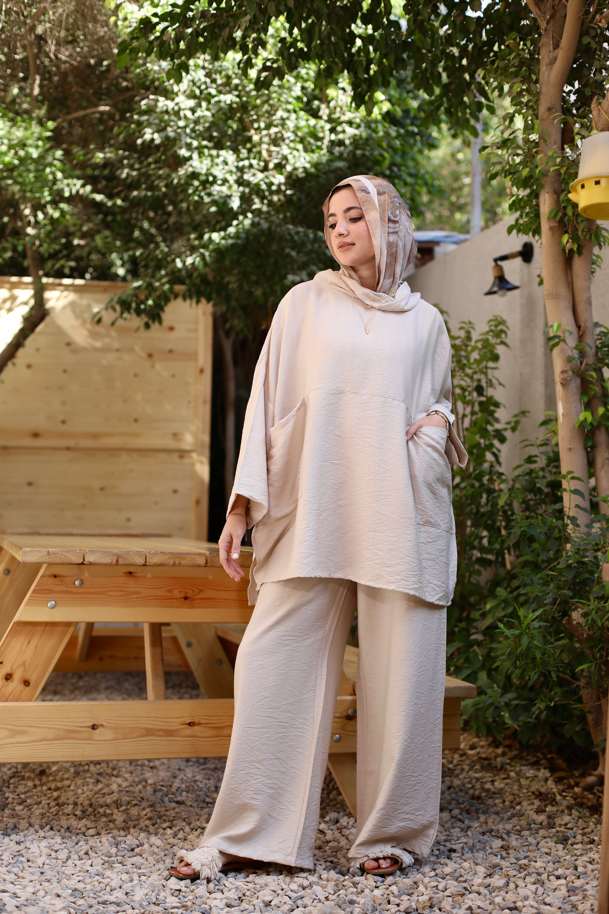Linen Blend Blouse 3809