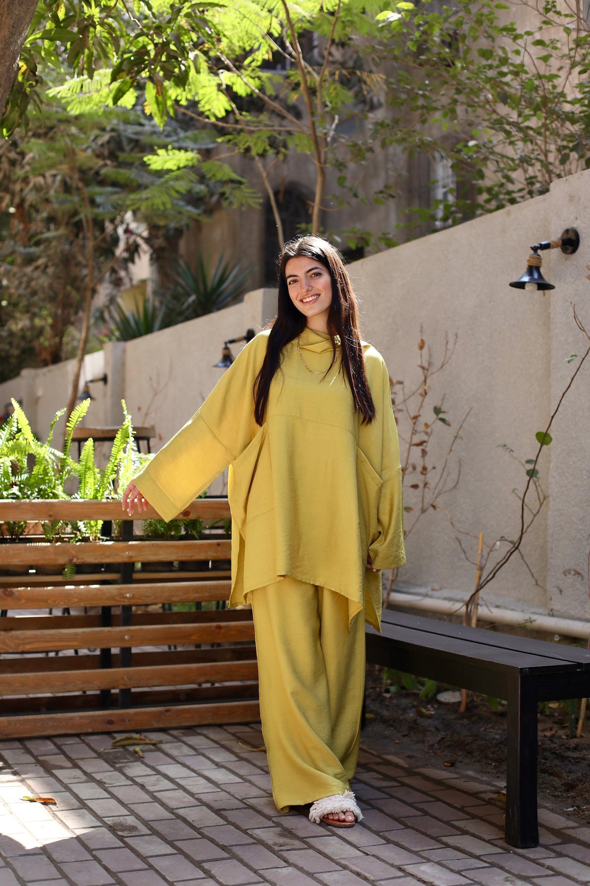 Linen Blend Blouse 3809