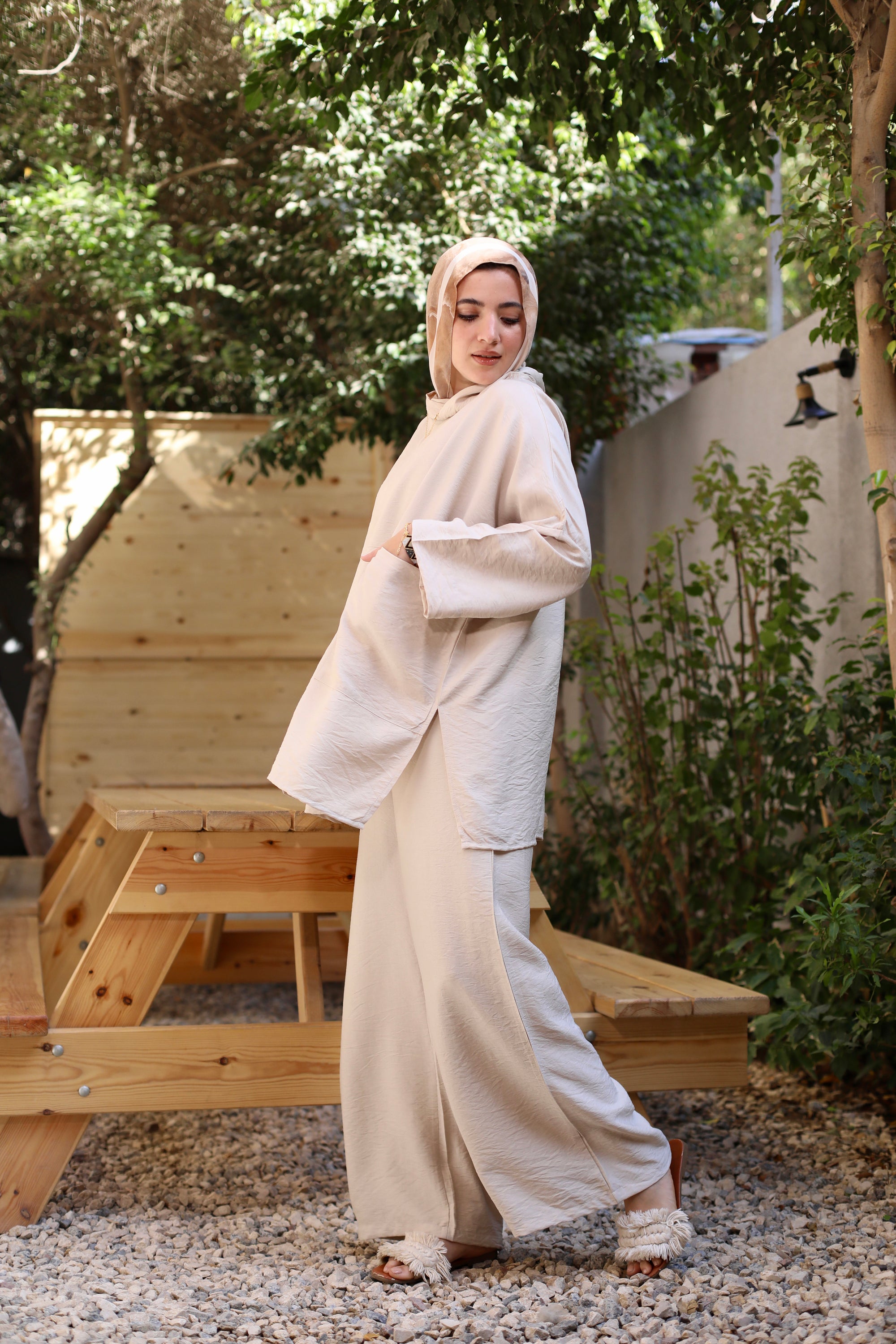 Linen Blend Blouse 3809