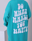 Cotton T-Shirt With Back Print