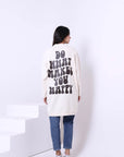 Cotton T-Shirt With Back Print
