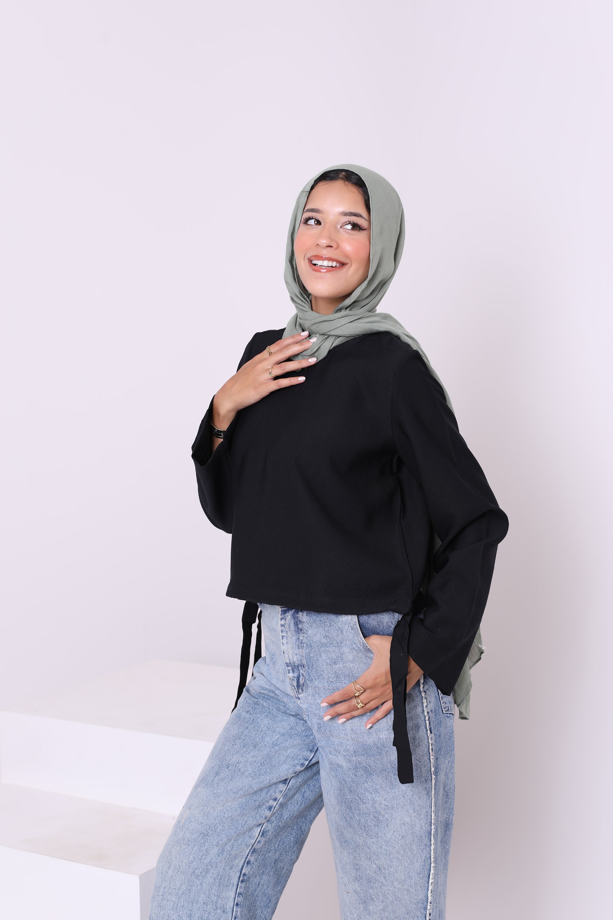 بلوزة بوبلين