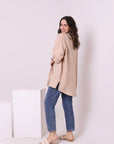 Button Linen Blend Shirt