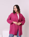 Button Linen Blend Shirt