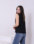 Linen Sleeveless Top