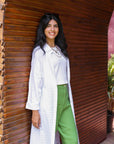 White Linen Dress Shirt