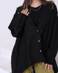 Linen Blend Blouse