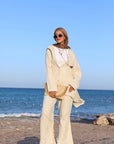 Linen Striped Blouse
