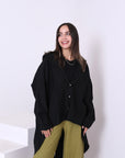 Linen Blend Blouse