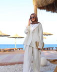 Linen Striped Blouse