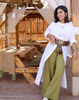Linen Blend Dress Shirt