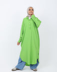Half Buttons Dress Shirt