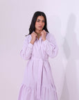 Striped Dress With Belt