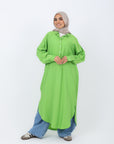 Half Buttons Dress Shirt