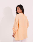 Casual Blouse With Button Sleeves