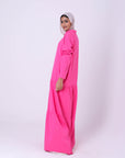 Half Buttons Dress