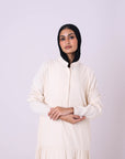 Half Buttons Dress