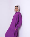 Half Buttons Dress