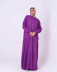 Half Buttons Dress