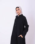 Half Buttons Dress