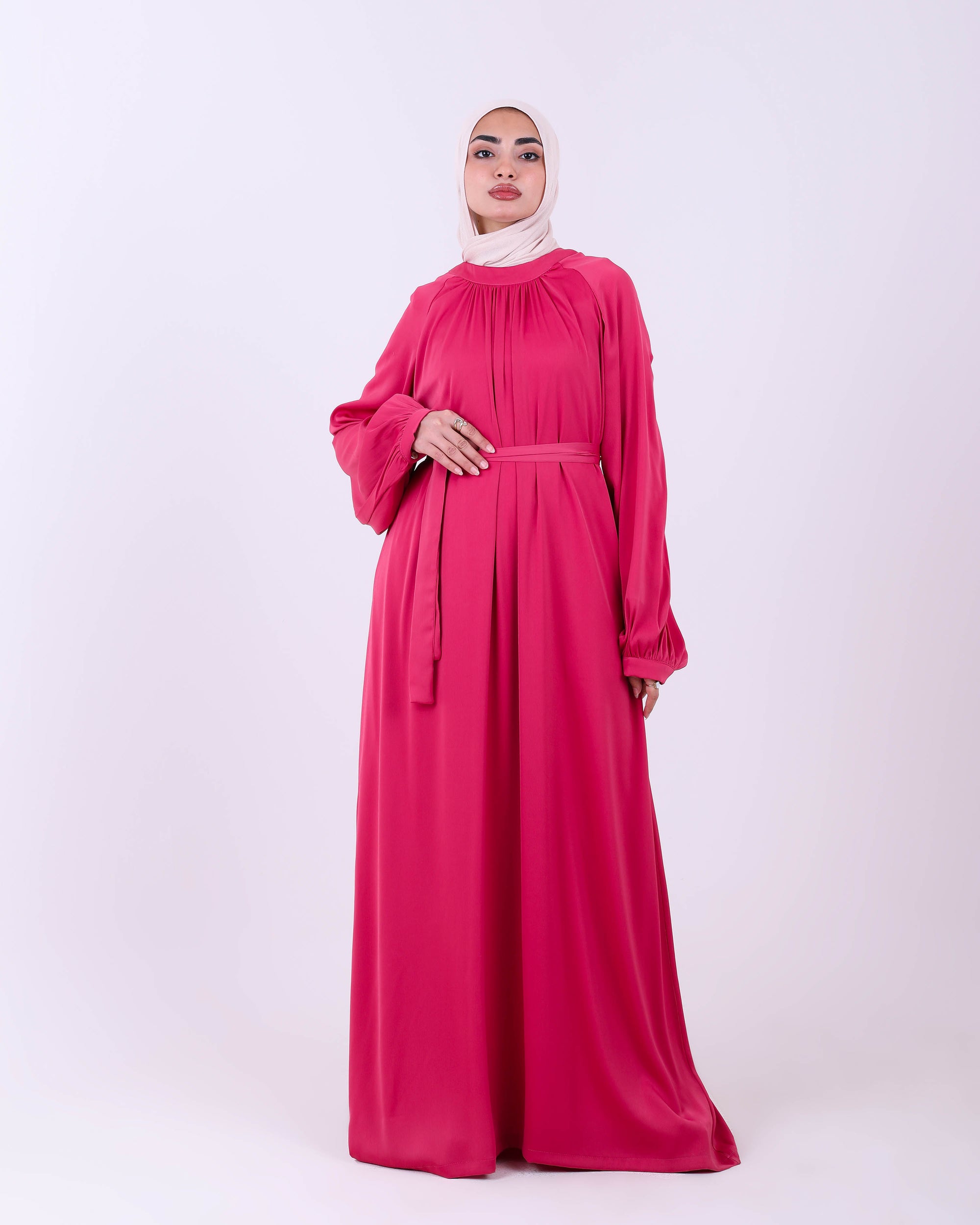 فستان ساتان
