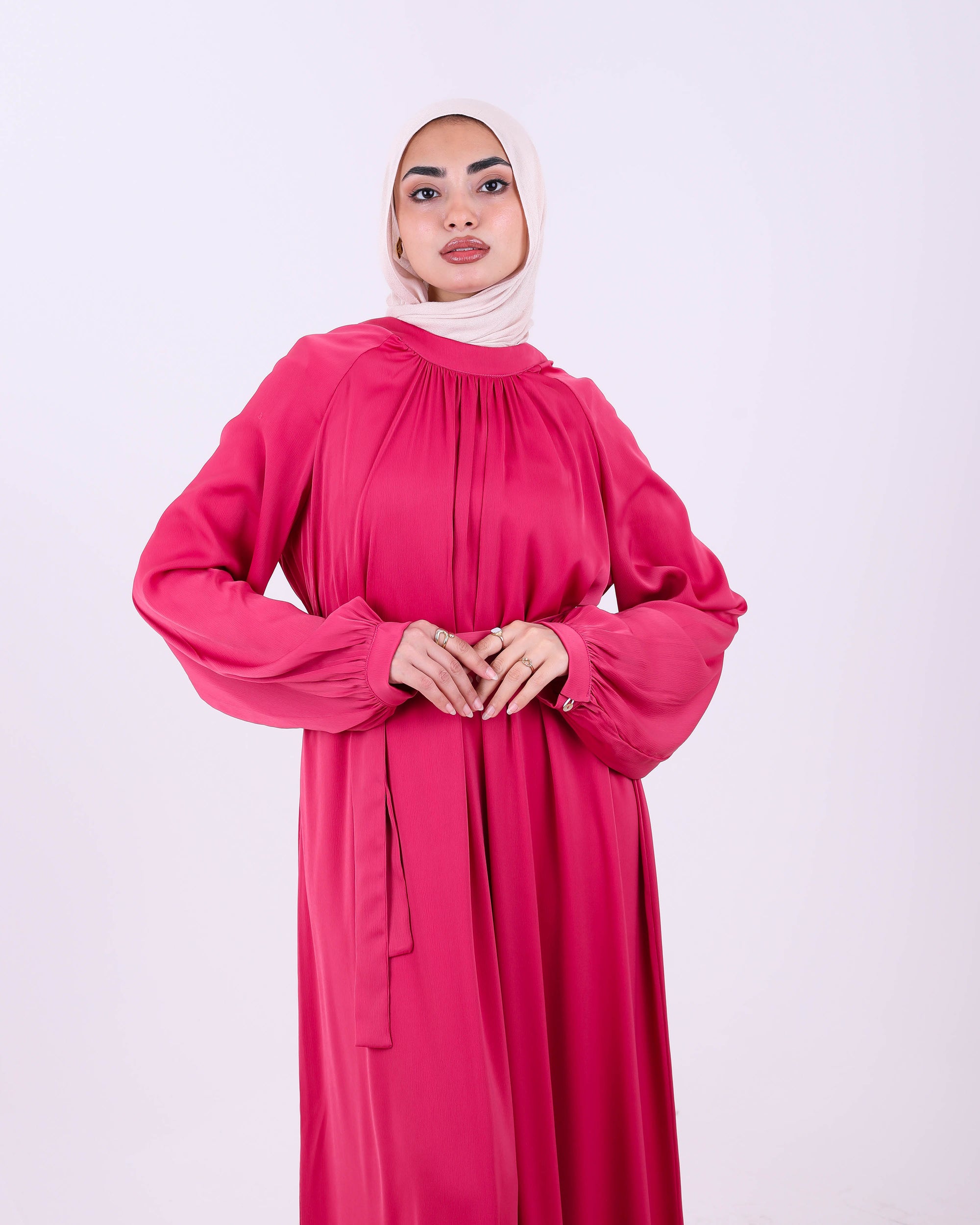 فستان ساتان