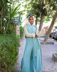 Linen Sleeveless Jumpsuit