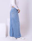 Loose Jeans with Cuts