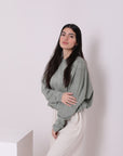Cotton T-Shirt With Elastic