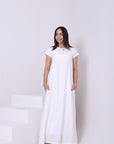 Sleeveless Linen Blend Dress