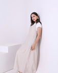 Sleeveless Linen Blend Dress