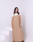 Sleeveless Linen Blend Dress